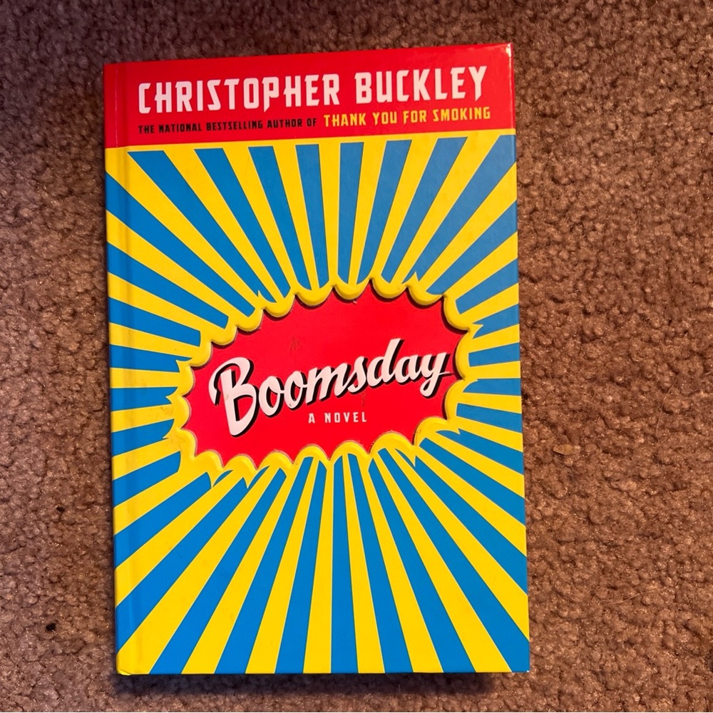 Boomsday Novel by - Red and Yellow Cover